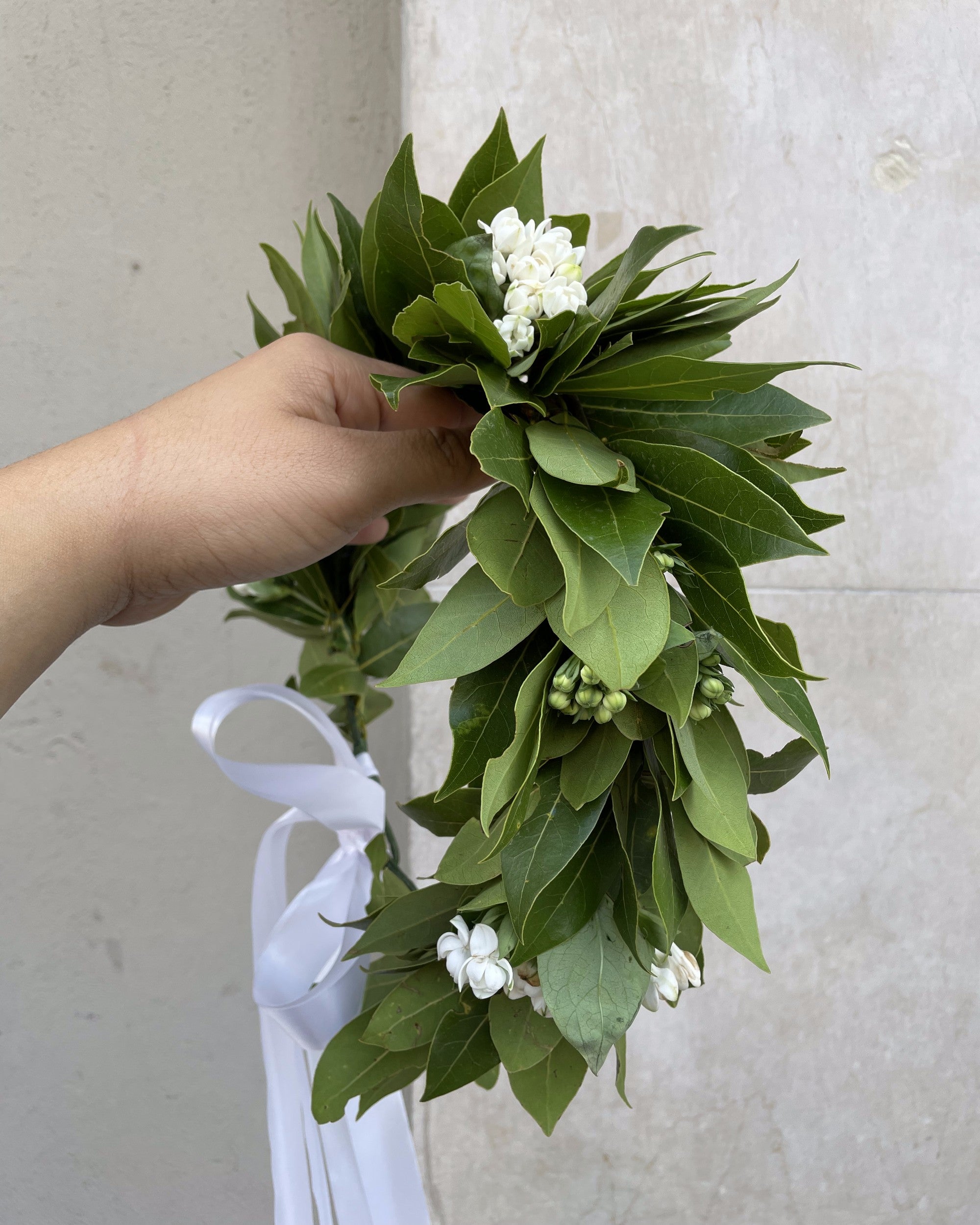 White Graduation Crown 